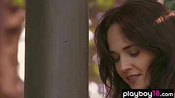 lovely german teen bianka helen strips nude outdoors, dang she’s hot