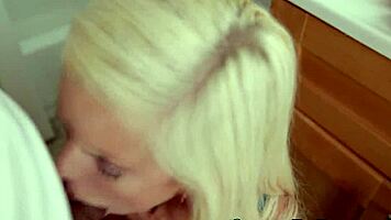 teen stepsister gives suggestive blowjob to uncle