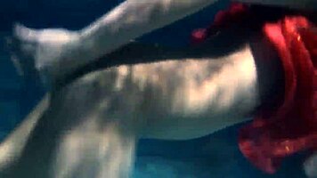 Lilia Mihalkova and Natalia Kupalka dive into intense underwater lesbian action