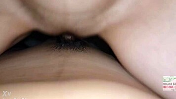 i saw my latina neighbor babe, she looks so young 18+ with tight small waist, cum covered from college couple fun