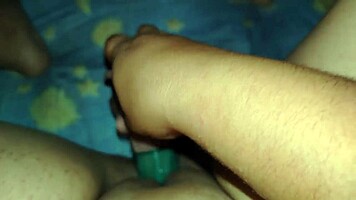 my busty colombian stepmom masturbates with dildo