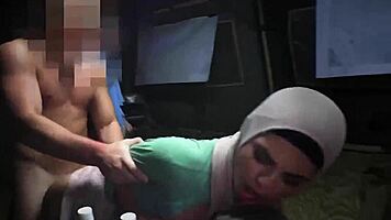 Blowjob under desk and tight petite 18+ teen 18+ anal first time sneaking