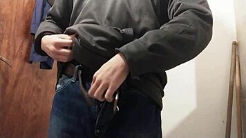 I, A Young Skinny Amateur, Squeeze A Lot Of Tasty Cum Out Of My Monster Cock. It's Solo.