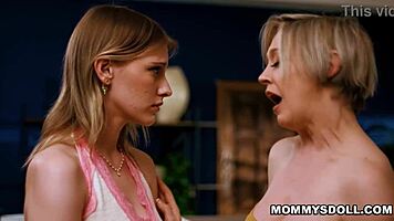 Dee Williams and Melody Marks share a sensual intimate session