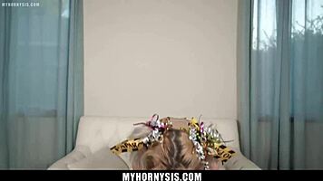 superhero stepsister shows tits and sucks stepbros dick