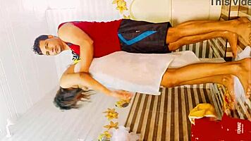 Husband Pounds Wife Hard in Bedroom