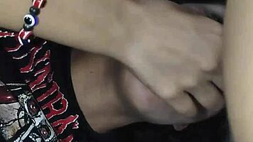 horny stepsister gets wet fucking stepbrother in recorded roleplay