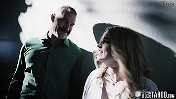 Ever tried a wild threesome with a tiny teen 18+ and a curvy bbw stepmom?