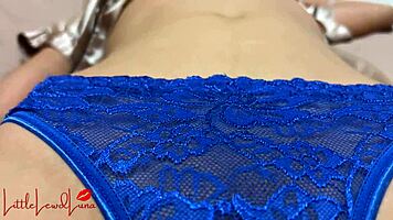 this asian teen loves fucking in sexy panties with round ass 😘