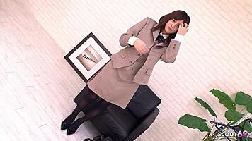 i watched japanese teen 18+ hit real orgasm with vibro egg in jav casting