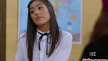 three h students eliza ibarra kendra spade and vanna bardot share naughty kisses