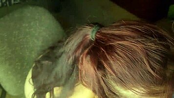 18 year old stepsis milks my cock while i finger fuck her pussy