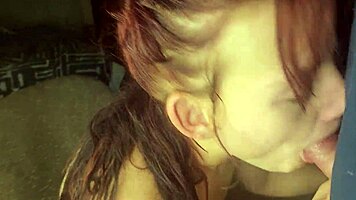 18 year old stepsis milks my cock while i finger fuck her pussy