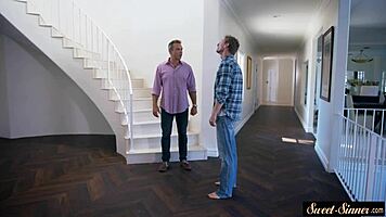 Gorgeous Teen 18+ With Big Tits Screwed In The Kitchen Cowgirl Style