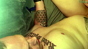 Slut's tight pussy gets fingered bareback