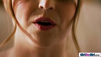 Stick out your fucking tongue so I can ride my pussy on it, squirting in girl on girl action.