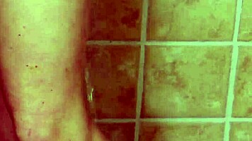 Gorgeous Blonde Petite Takes Shower In Interview Setting