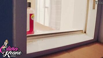 You watch your hot neighbour showering, what do you see?