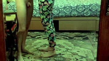 Yo, this teen with pigtails craves cum and sucks cock on her knees! 😜