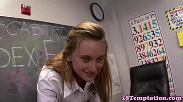 Taboo Teen Wanks Dick Hard Until Explosive Cumshot