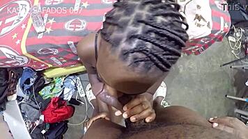 Teen shares love for sucking cock before penetration in homemade video