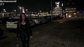 Martina smeraldi says, 'fuck my face with your long cock,' to yeri blue on tinder date.