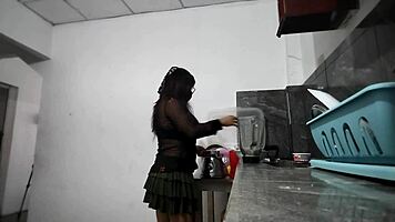 Whats the neighbor doing he masturbates while looking at me like a degenerate 😏