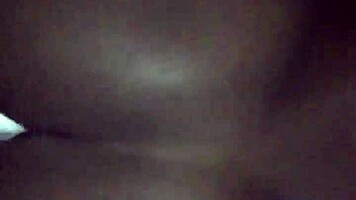 Thick Freaky Ebony Teen 18+ Squirts on Big Black Cock Ass Cum