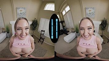 Babysitter's Double Ds Fuck in VR