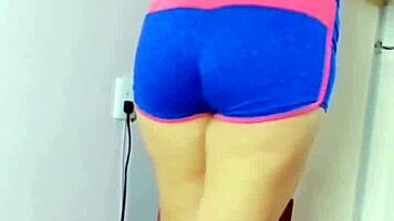 Mexican amateur teen 18+ in shorts gets fucked hard by perverted neighbor in real homemade outdoor creampie.