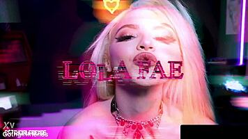 Lola Fae Is a Cum Lover with Foot Fetish and Hairy Pussy