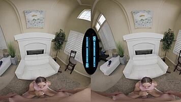 Babysitter's Double Ds Fuck in VR