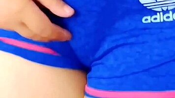 Mexican amateur teen 18+ in shorts gets fucked hard by perverted neighbor in real homemade outdoor creampie.