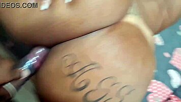 The neighborhood's FAT brunette gets MACETANDO by BIG BLACK COCK, licking and cumshot on BIG TITS