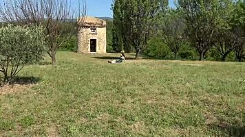 Amandine 18ans group double vaginal and anal