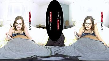 young tattooed german chubby girl with glasses chats about her life