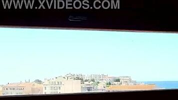 Intense fucking with sexy brunette teen and cute redhead in wet lesbian pussy licking.