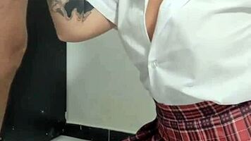 Young Latina in Real Amateur Casting Interview With Friend's Husband