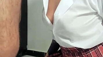 Young Latina in Real Amateur Casting Interview With Friend's Husband