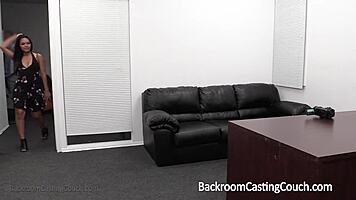 interracial teen assfucked on casting couch