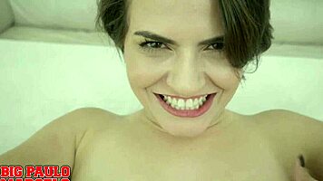 Beautiful Tattooed Star with Natural Tits