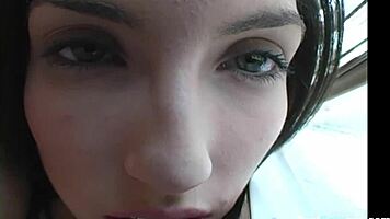 Follow my instructions, horny slut, gorgeous brunette commands