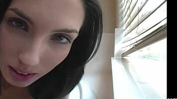 Follow my instructions, horny slut, gorgeous brunette commands