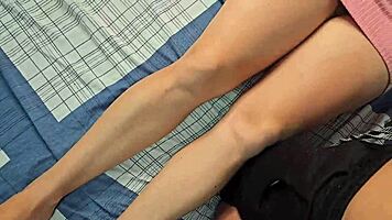 In Their First Intimate Encounter, The Young Brazilian Teen Gave A Special Gift And Received Her Tight Virgin Pussy In Return