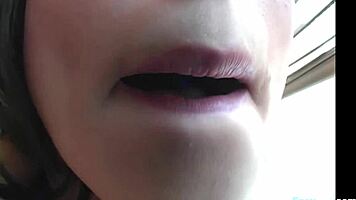 Follow my instructions, horny slut, gorgeous brunette commands