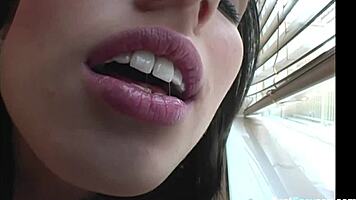 Follow my instructions, horny slut, gorgeous brunette commands