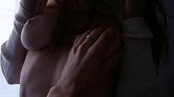 madelaine rousset sucks cock covers tits with cum