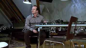 Petite Blonde Licks Cum After Sex