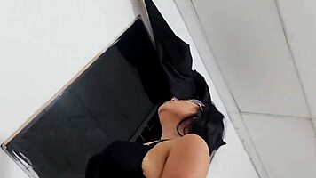 hot latina fucks me, making me cum and getting the last drop.