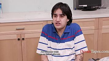 Student struggles with math but rides teacher's ass in petite anal scene